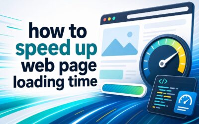 Web page loading speed optimization on a laptop screen