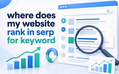 Where does my website rank in serp for keyword